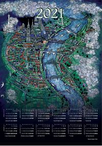 2021 Takvimli Poster - Minyaturler - Nusret Colpan Koln