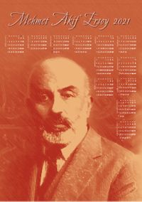 2021 Takvimli Poster - Yazarlar - Mehmet Akif Ersoy
