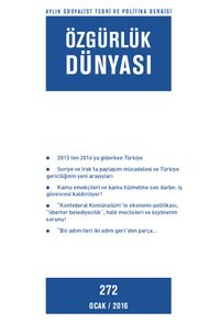 Özgürlük Dünyası / Aylık Sosyalist Teori ve Politika Dergisi / Ocak 2016 Sayı:272