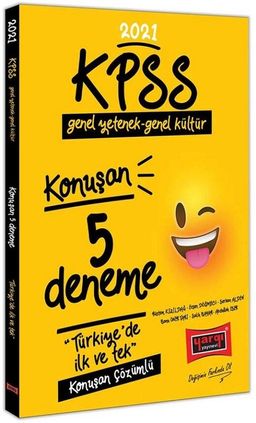 2021 KPSS Genel Yetenek Genel Kültür Konuşan 5 Deneme Çözümlü 