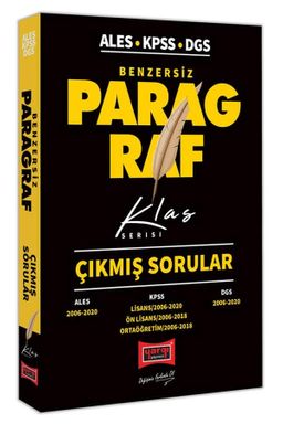 ALES KPSS DGS Benzersiz Paragraf Çıkmış Sorular Klas Serisi