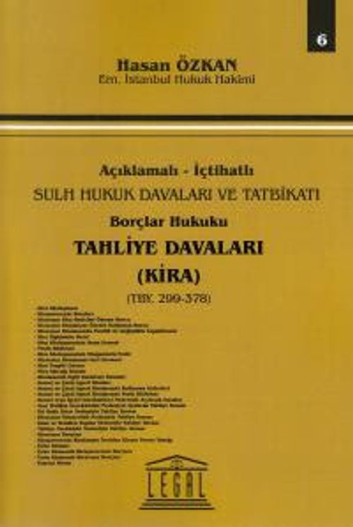 Tahliye Davaları (Kira)-Seri 6