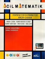 Acil Matematik Permütasyon Kombinasyon Binom Olasılık