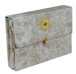 Kur'an-ı Kerim 30 Cüz Hatim Seti Bilgisayar Hatlı Rahle Boy (Çantalı Krem Renk)