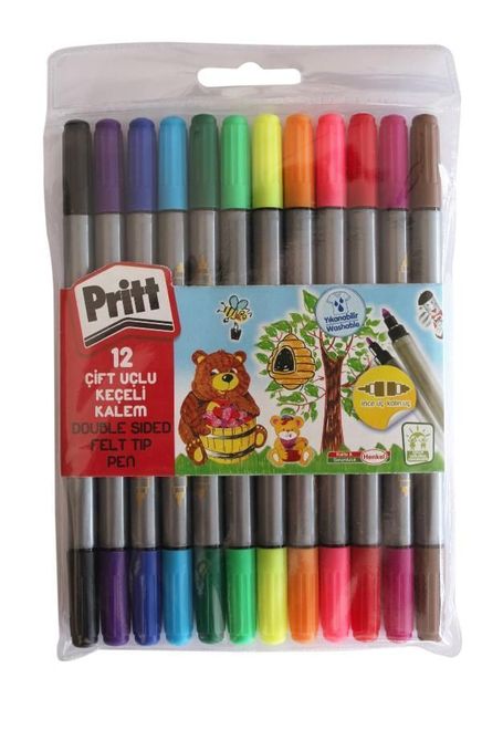 Pritt Çift Uçlu Keçeli Kalem 12li(1687977)