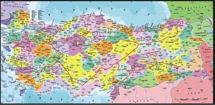 Perre Türkiye Siyasi Harita 1500 Parça Puzzle (18756)