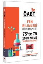 2021 ÖABT Fen Bilimleri Öğretmenliği 75'te 75 Tamamı Çözümlü 10 Deneme Sınavı