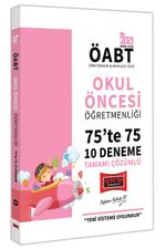 2021 ÖABT Okul Öncesi Öğretmenliği 75'te 75 Tamamı Çözümlü 10 Deneme Sınavı