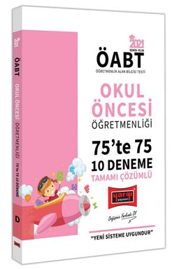 2021 ÖABT Okul Öncesi Öğretmenliği 75’te 75 Tamamı Çözümlü 10 Deneme Sınavı