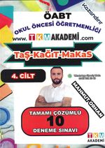 Okul Öncesi Öğretmenliği ÖABT 4. Cilt Tamamı Çözümlü 10 Deneme Sınavı