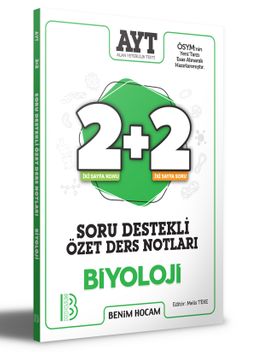 2021 AYT Biyoloji 2+2 Soru Destekli Özet Ders Notları 