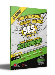 LGS 8. Sınıf SES Serisi Din Kültürü ve Ahlak Bilgisi 20 Deneme - Esra  Erbaş