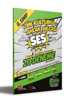 LGS 8. Sınıf SES Serisi Din Kültürü ve Ahlak Bilgisi 20 Deneme