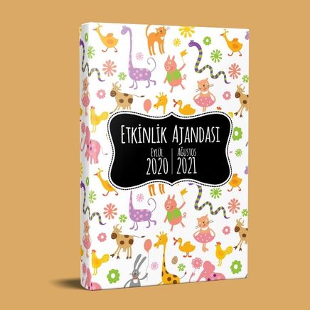 2021 Etkinlik Ajandası - Sevimli Hayvanlar