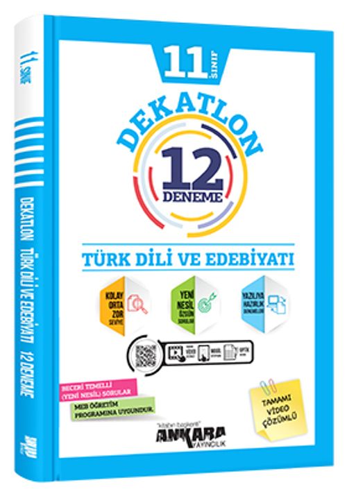 11. Sınıf Dekatlon Türk Dili ve Edebiyatı 12 Deneme