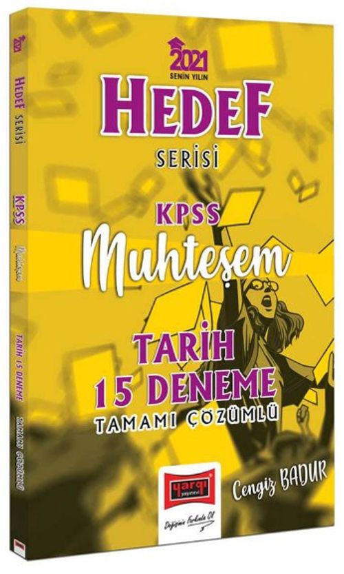 2021 KPSS Muhteşem Tarih Tamamı Çözümlü 15 Deneme Hedef Serisi