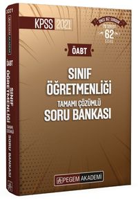 2021 KPSS ÖABT Sınıf Öğretmenliği Tamamı Çözümlü Soru Bankası