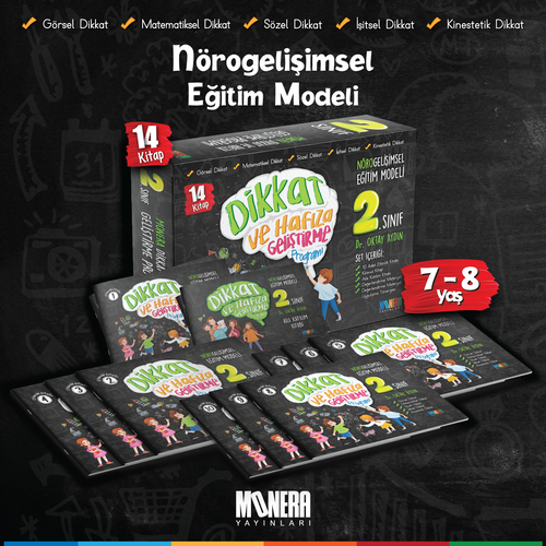 2. Sınıf Dikkat ve Hafıza Geliştirme Programı (14 Kitap)