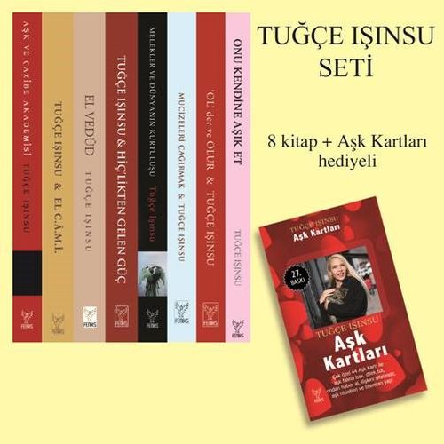 Tuğçe Işınsu Seti (8 Kitap+Aşk Kartları Hediye)