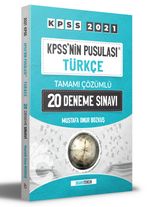 2021 KPSS'nin Pusulası Türkçe Tamamı Çözümlü 20 Deneme Sınavı 