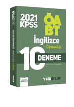 2021 ÖABT İngilizce Öğretmenliği Tamamı Çözümlü 10 Deneme 