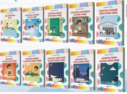 Süpertan Görev Başında (10 Kitaplık Set)