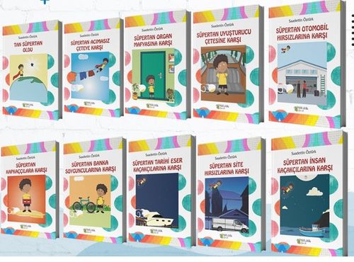 Süpertan Görev Başında (10 Kitaplık Set)