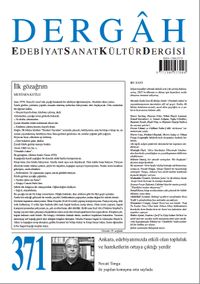 Dergah Edebiyat Sanat Kültür Dergisi Sayı:371 Ocak 2021