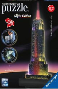 3D Puzzle Empire State-Night 216 Parça (RPB 125661)