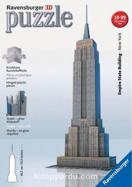 3D Puzzle Empire State Binası 216 Parça (RPB 125531)