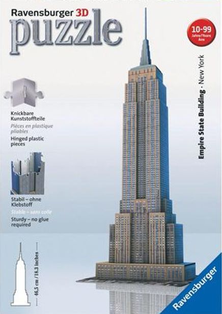 3D Puzzle Empire State Binası 216 Parça (RPB 125531)