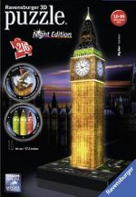 3D Puzzle Big Ben-Night 216 Parça (RPB 125883)