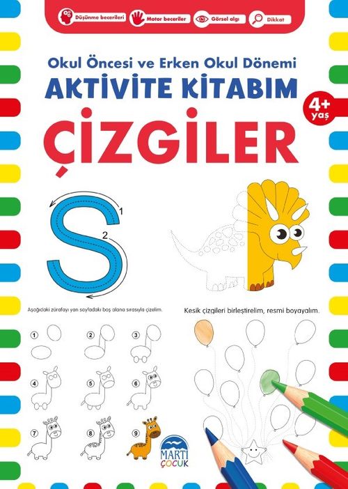 Aktivite Kitabım - Çizgiler (4 + Yaş)