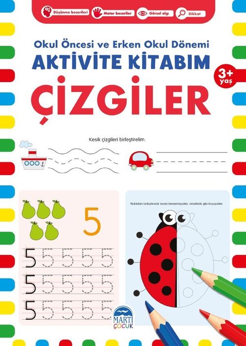 Aktivite Kitabım - Çizgiler (3 + Yaş)