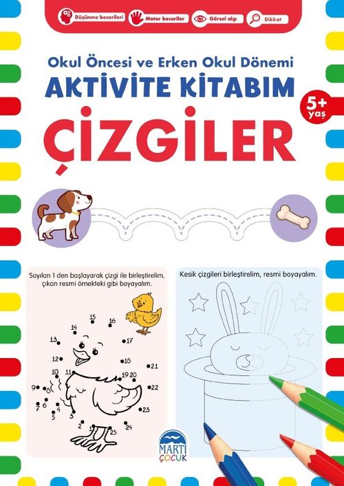 Aktivite Kitabım - Çizgiler (5 + Yaş)