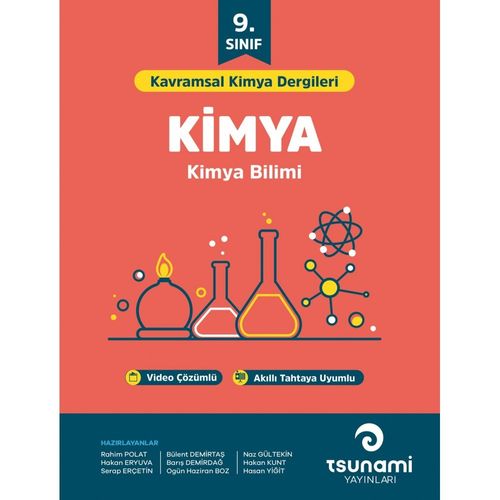 9. Sınıf Kavramsal Kimya Dergileri (4 Fasikül)