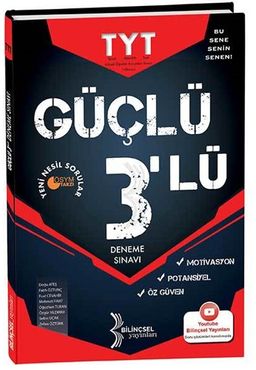 TYT Güçlü 3'lü Deneme Sınavı