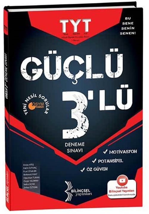 TYT Güçlü 3'lü Deneme Sınavı
