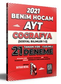 2021 AYT Coğrafya Tamamı Video Çözümlü 21 Deneme Sınavı