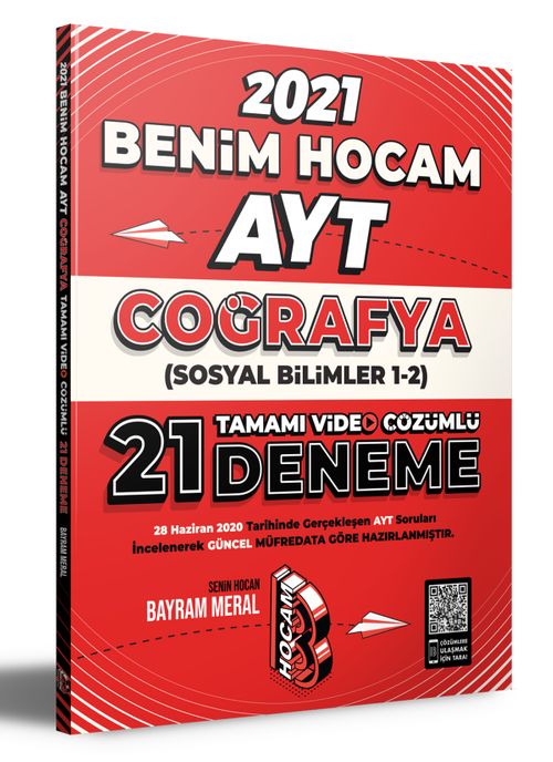 2021 AYT Coğrafya Tamamı Video Çözümlü 21 Deneme Sınavı