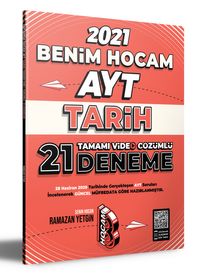 2021 AYT Tarih Tamamı Video Çözümlü 21 Deneme Sınavı 