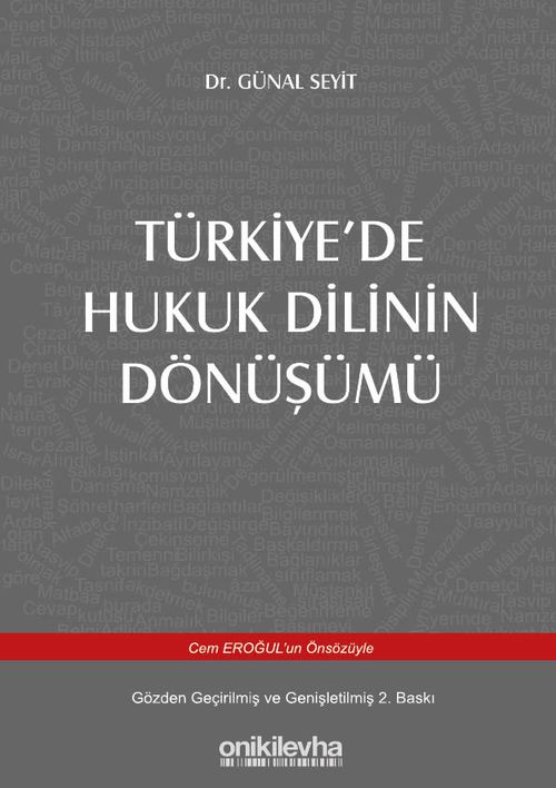 Türkiye'de Hukuk Dilinin Dönüşümü