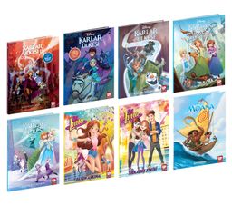 Disney Çizgi Klasikleri Kız Çocuk Seti (8 Kitap)