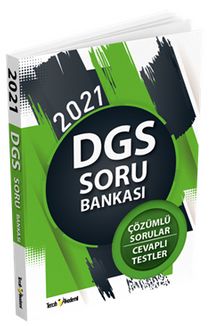 2021 DGS Soru Bankası Çözümlü Sorular Cevaplı Testler - Kolektif