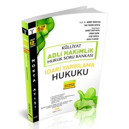 Külliyat İdari Yargılama Hukuku Soru Bankası Adli Hakimlik 