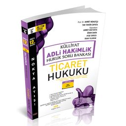 Külliyat Ticaret Hukuku Soru Bankası Adli Hakimlik 