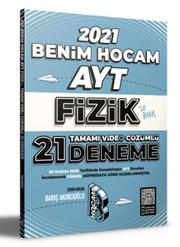 2021 AYT Fizik Tamamı Video Çözümlü 21 Deneme Sınavı 