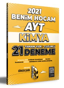 2021 AYT Kimya Tamamı Video Çözümlü 21 Deneme Sınavı