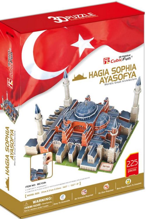 Cubic Fun 3D 225 Parça Puzzle Ayasofya (Kod:MC134h) - Fiyatı