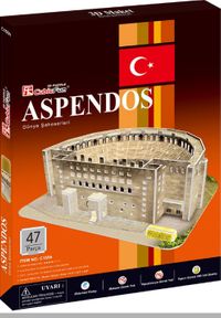 Cubic Fun 3D 47 Parça Puzzle Aspendos (Kod:C155h)